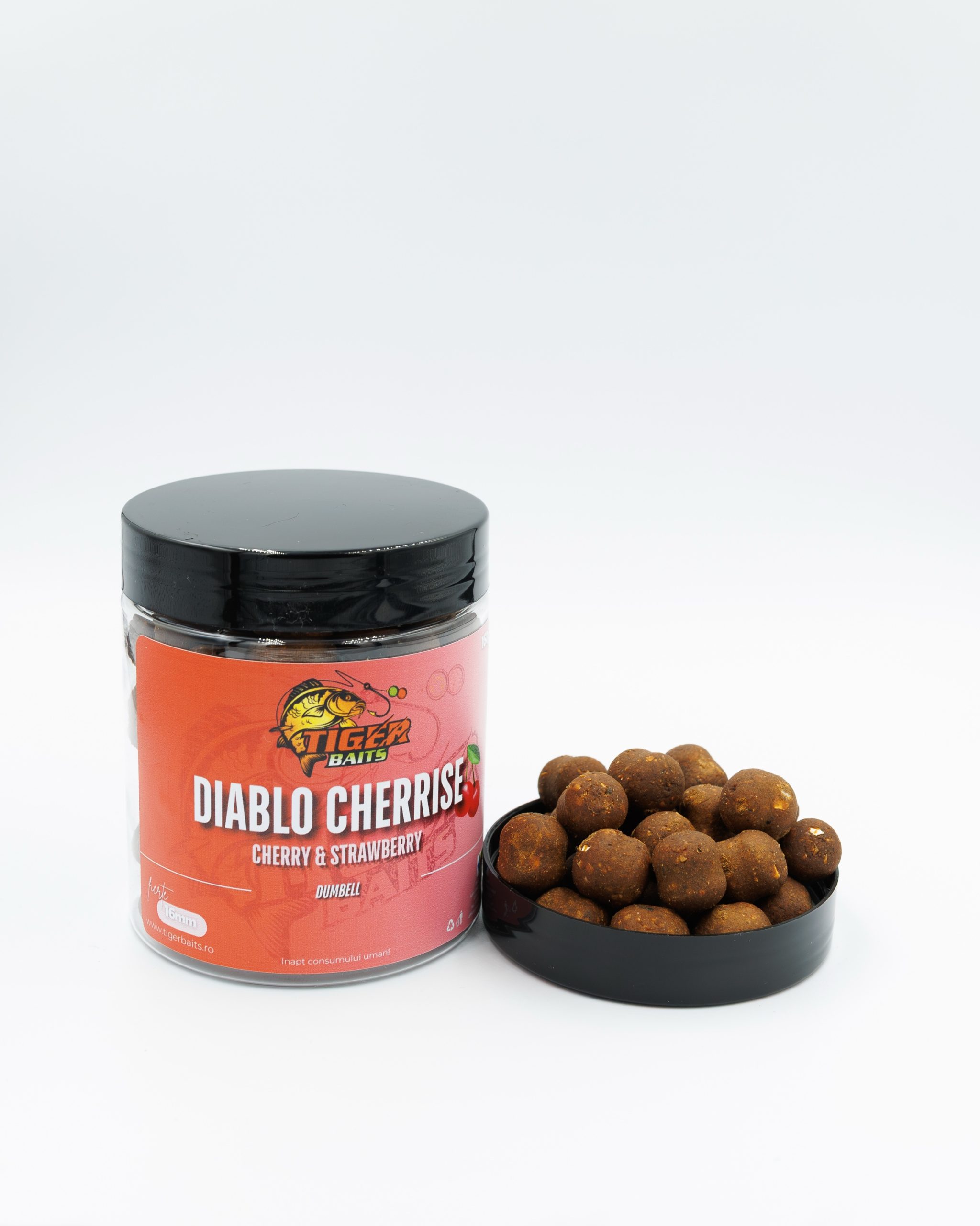 Boilies de Cârlig Fiert - Diablo Cherrise - Dumbell - imagine 3
