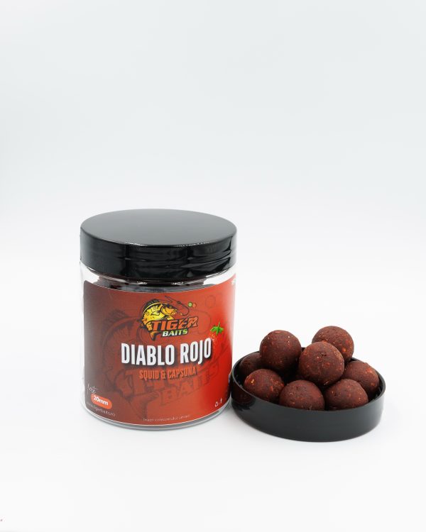 Boilies de Cârlig Fiert - Diablo Rojo - Rotund