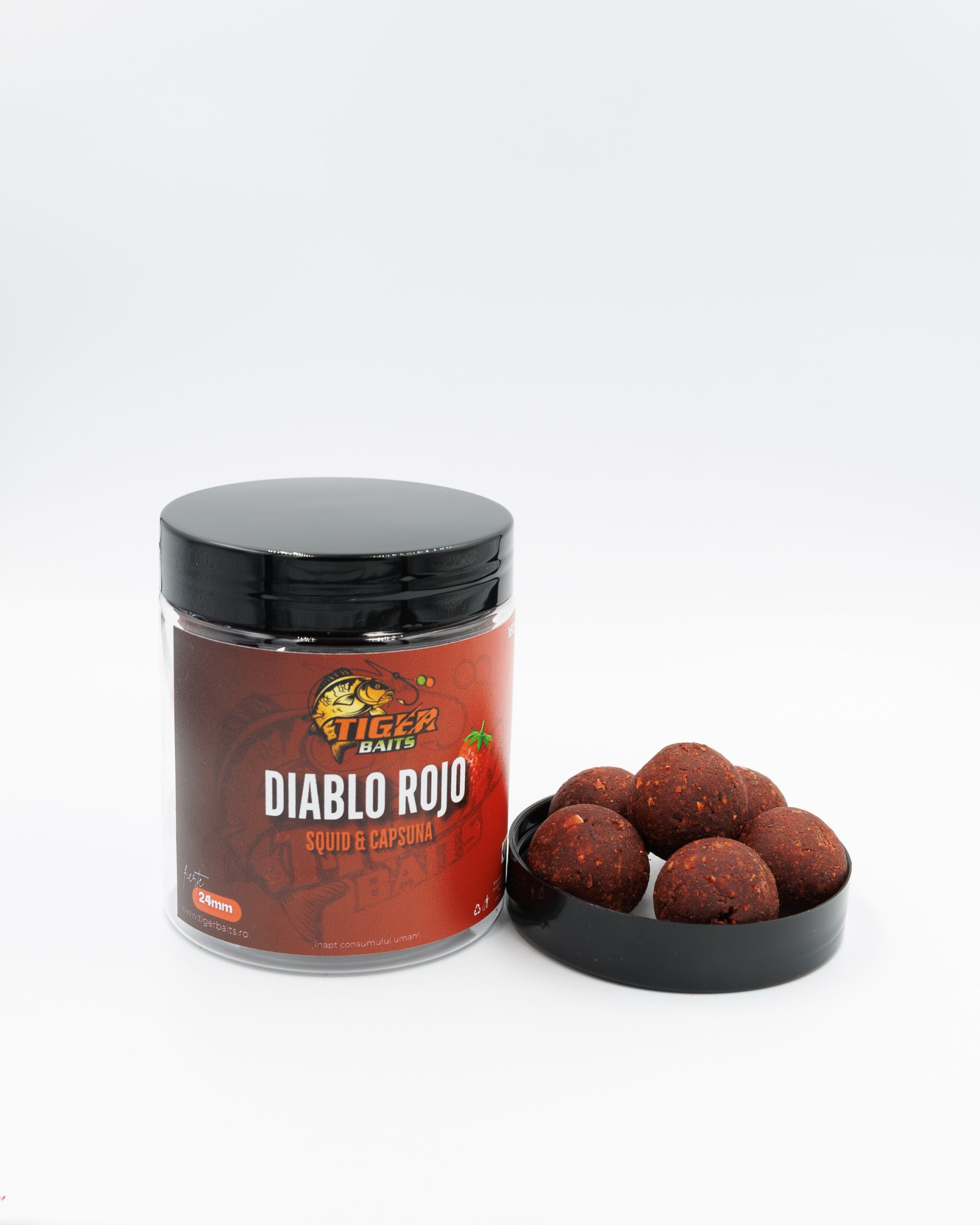 Boilies de Cârlig Fiert - Diablo Rojo - Rotund - imagine 3