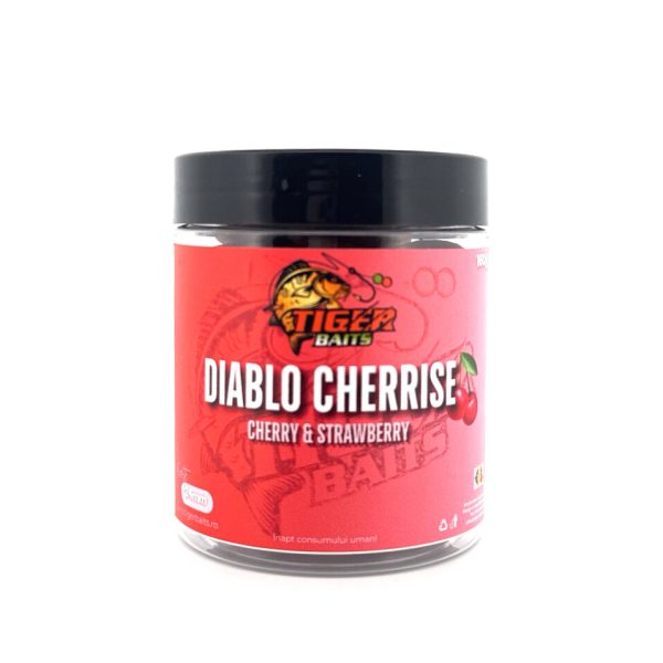 Boilies de Cârlig Fiert - Diablo Cherrise - Rotund