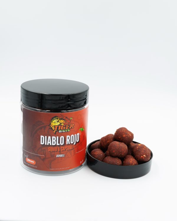 Boilies de Cârlig Fiert - Diablo Rojo - Dumbell