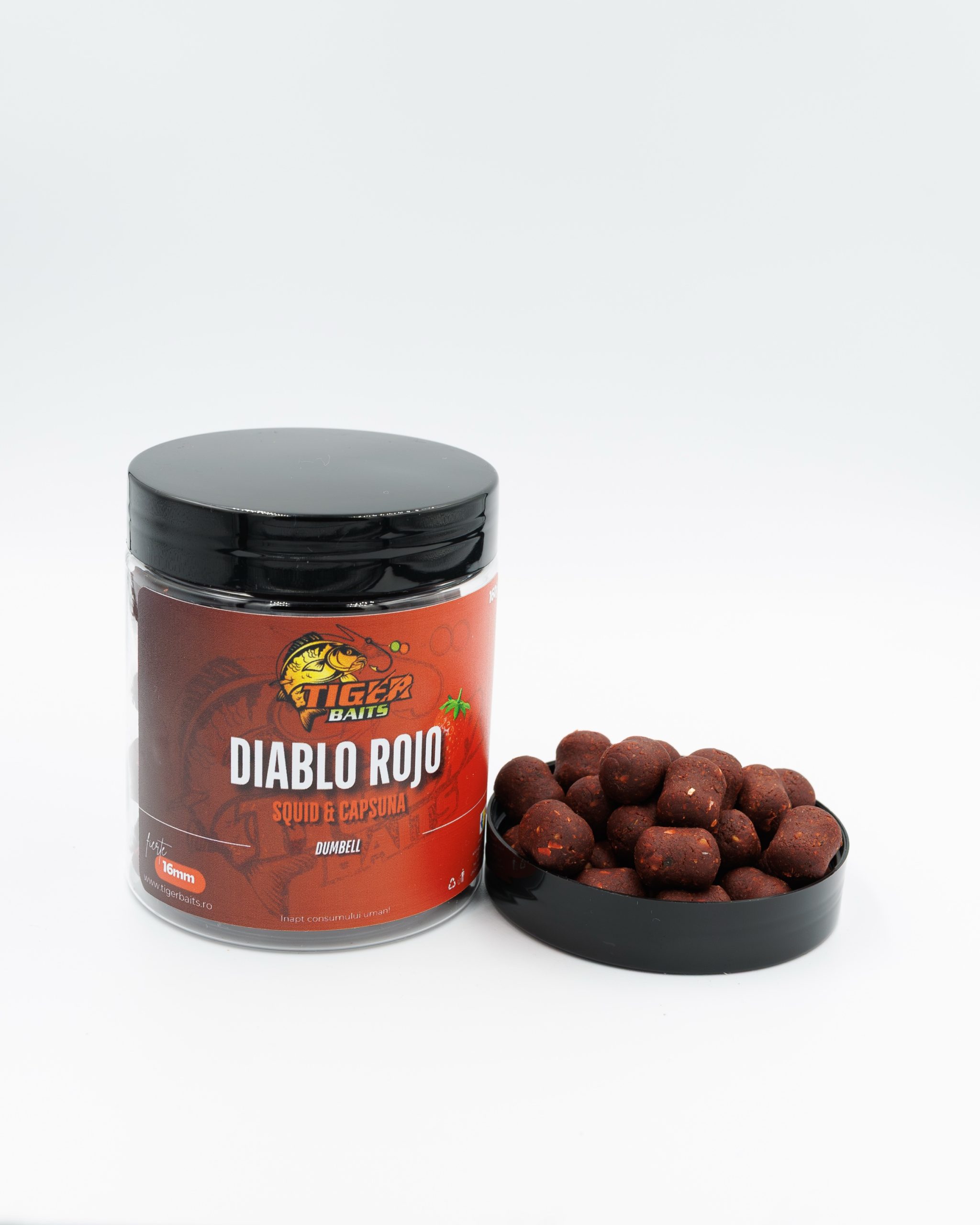 Boilies de Cârlig Fiert - Diablo Rojo - Dumbell - imagine 2