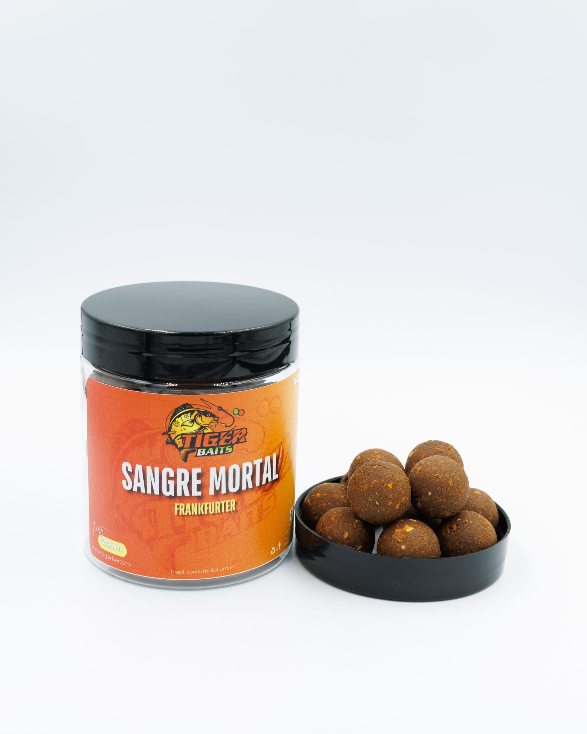Boilies de Cârlig Fiert - Sangre Mortal - Rotund