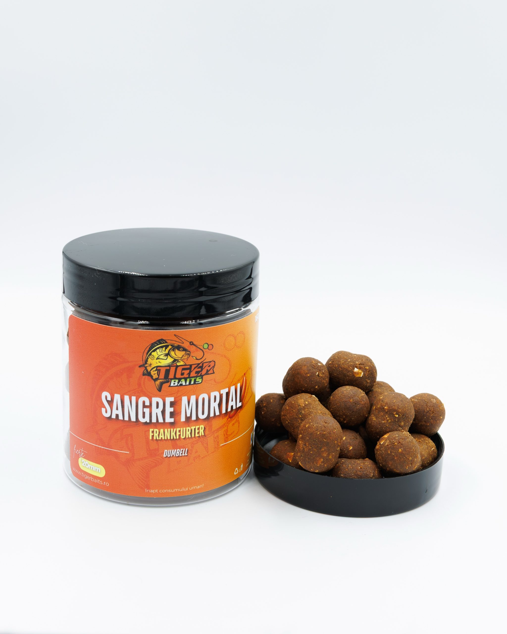 Boilies de Cârlig Fiert – Sangre Mortal – Dumbell